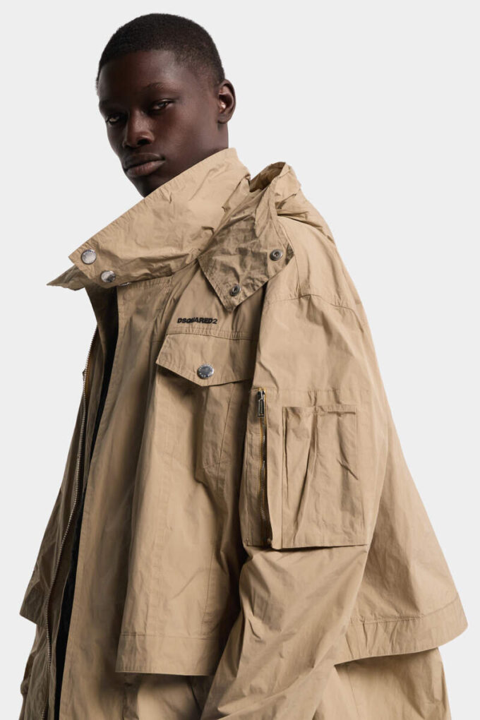 Parka superligera en capas