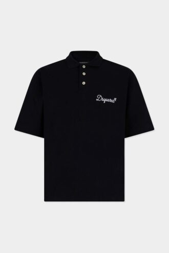 Polo con corte de tenis característico de Dsquared2
