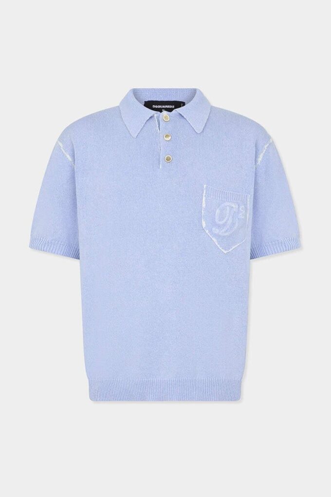 Polo de manga corta característico de Dsquared2 Polo de manga corta característico de Dsquared2