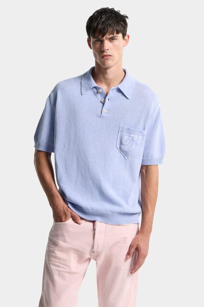 Polo de manga corta característico de Dsquared2 Polo de manga corta característico de Dsquared2