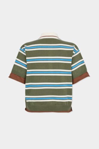 Polo de punto a rayas