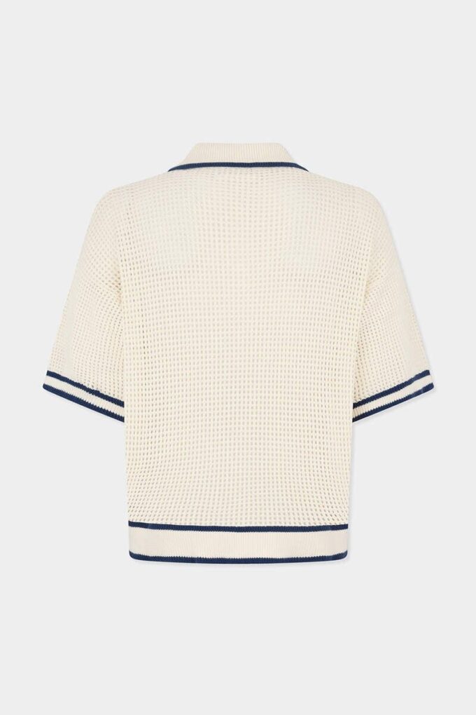 Polo de punto calado
