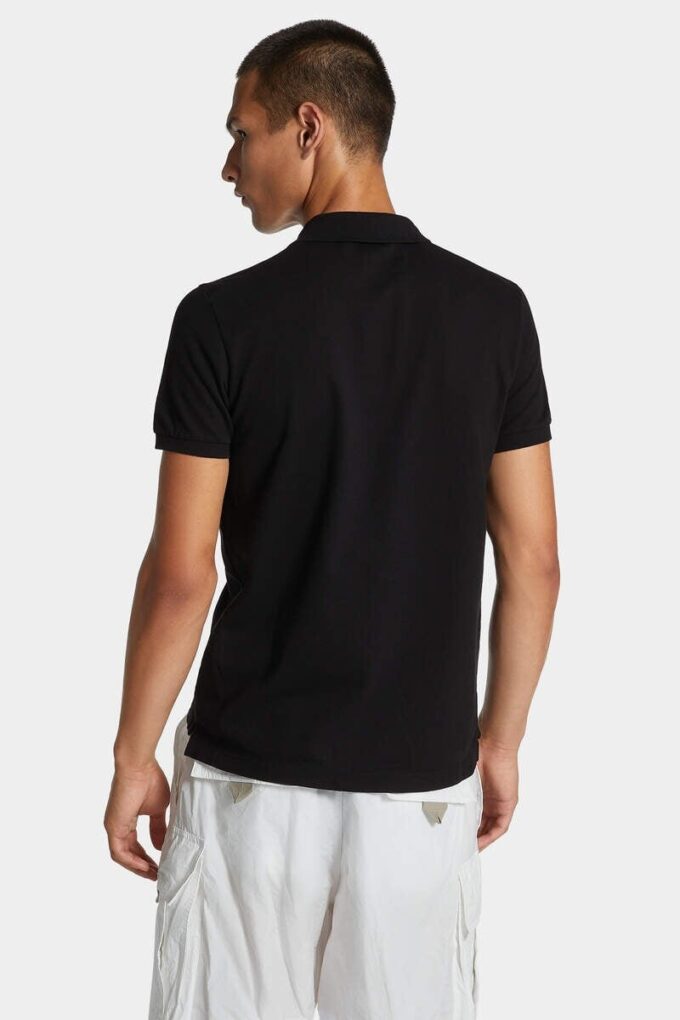 Polo Dsquared2 Milano de corte tenis teñido Polo Dsquared2 Milano de corte tenis teñido