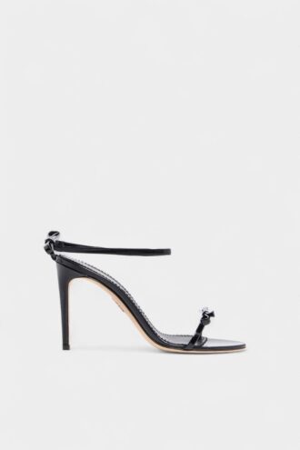 Sandalias con tacón y lazo