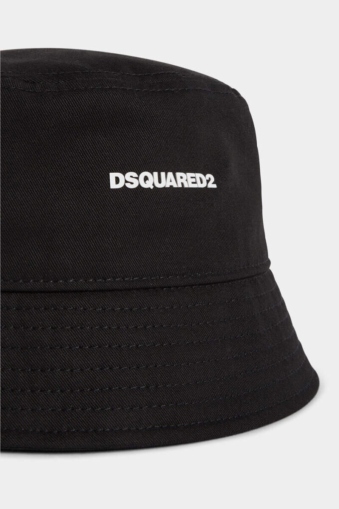 Sombrero de pescador con mini logotipo de Dsquared2