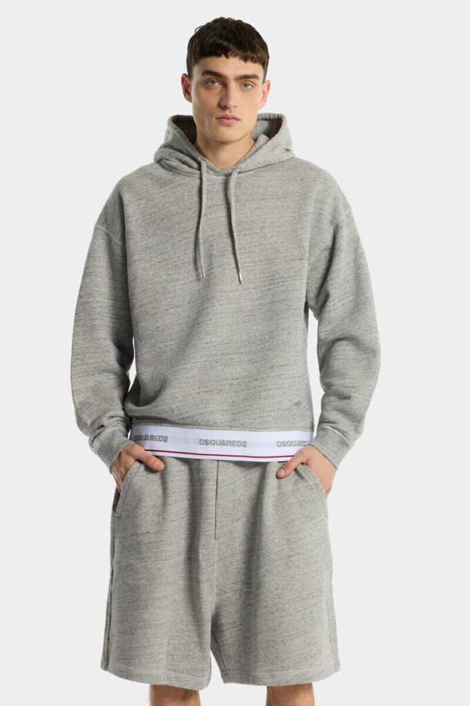 Sudadera con capucha de corte holgado Dsquared2 Tape Sudadera con capucha de corte holgado Dsquared2 Tape