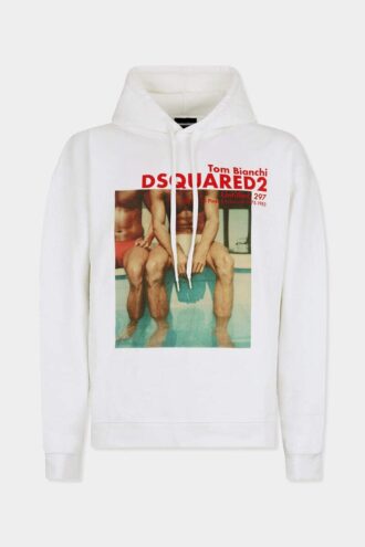 Sudadera con capucha de corte holgado Tom Bianchi X D2 Sudadera con capucha de corte holgado Tom Bianchi X D2
