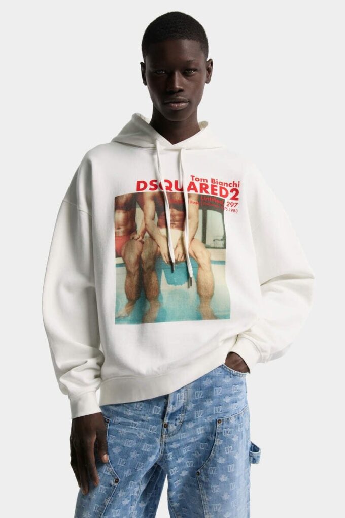 Sudadera con capucha de corte holgado Tom Bianchi X D2 Sudadera con capucha de corte holgado Tom Bianchi X D2