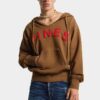 Sudadera con capucha de corte largo y ajustado, teñida al estilo vintage