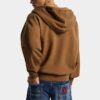 Sudadera con capucha de corte largo y ajustado, teñida al estilo vintage