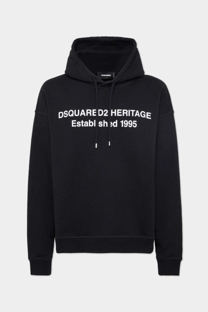 Sudadera con capucha Dsquared2 Heritage de corte holgado Sudadera con capucha Dsquared2 Heritage de corte holgado