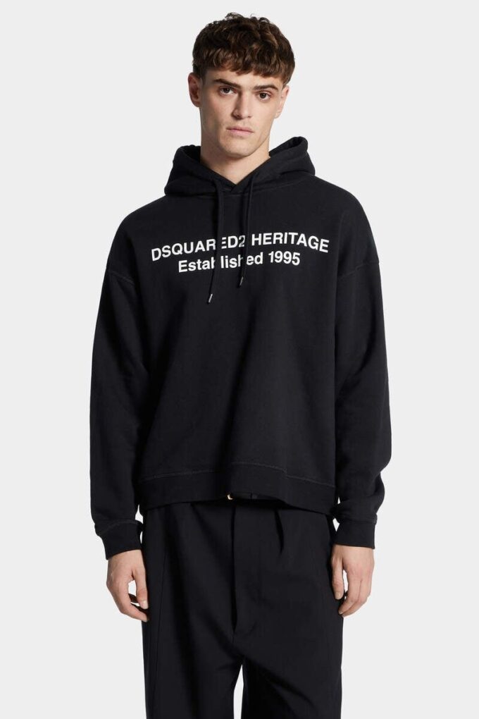 Sudadera con capucha Dsquared2 Heritage de corte holgado Sudadera con capucha Dsquared2 Heritage de corte holgado