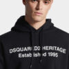 Sudadera con capucha Dsquared2 Heritage de corte holgado Sudadera con capucha Dsquared2 Heritage de corte holgado