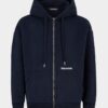 Sudadera con capucha y cremallera Dsquared2 Logo, corte boyfriend Sudadera con capucha y cremallera Dsquared2 Logo, corte boyfriend