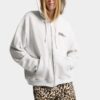 Sudadera con capucha y cremallera Iconique de corte boyfriend