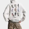 Sudadera con capucha y cremallera Iconique de corte boyfriend