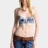 Sujetador Tiki Rebel Hibiscus Dark Flower Wash Sujetador Tiki Rebel Hibiscus Dark Flower Wash