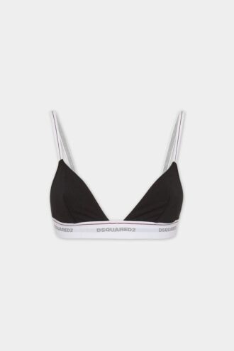 Sujetador triangular con logotipo de Dsquared2