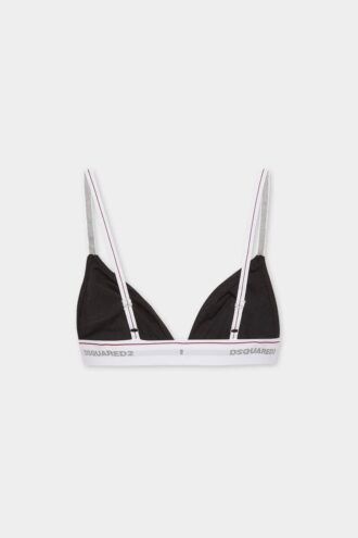 Sujetador triangular con logotipo de Dsquared2