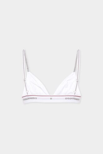 Sujetador triangular con logotipo de Dsquared2