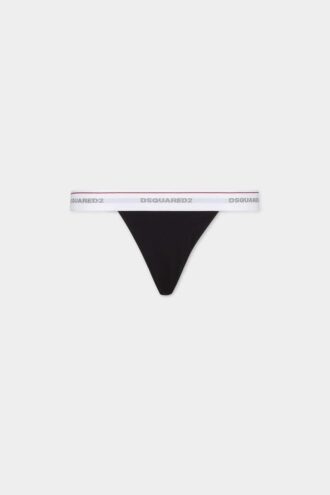 Tanga con logotipo de Dsquared2
