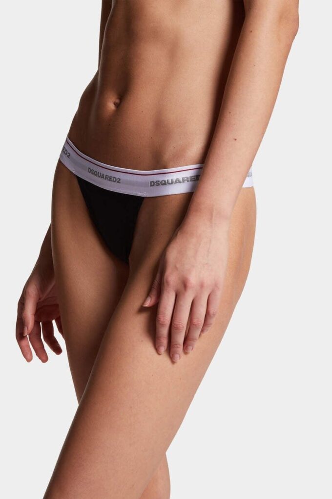 Tanga con logotipo de Dsquared2 Tanga con logotipo de Dsquared2