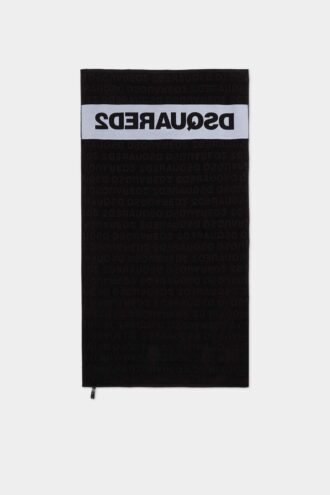 Toalla de playa con el logotipo de Dsquared2