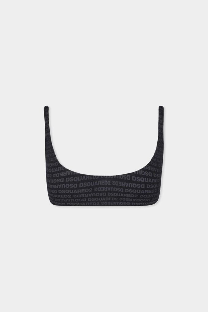 Top de bikini con logotipo Dsquared2 Top de bikini con logotipo Dsquared2