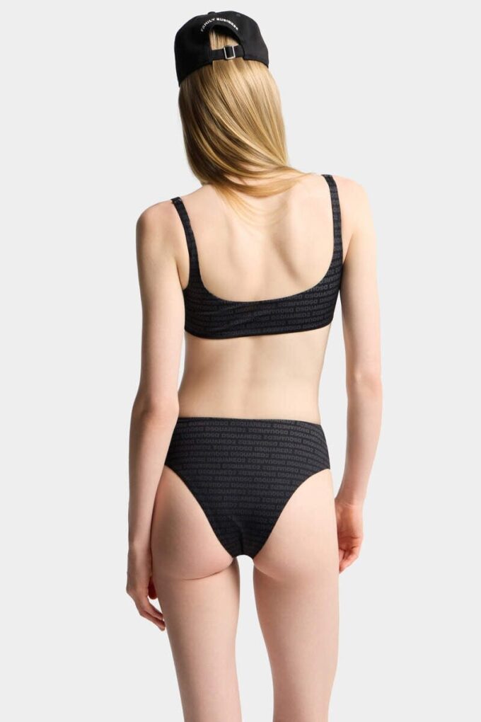 Top de bikini con logotipo Dsquared2 Top de bikini con logotipo Dsquared2
