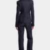 Traje de denim lavado índigo Traje de denim lavado índigo