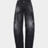 Vaqueros D2 Twisted en lavado negro