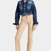 Vaqueros Dalma de denim Oxford