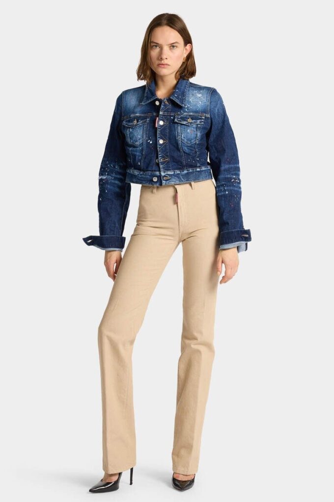 Vaqueros Dalma de denim Oxford