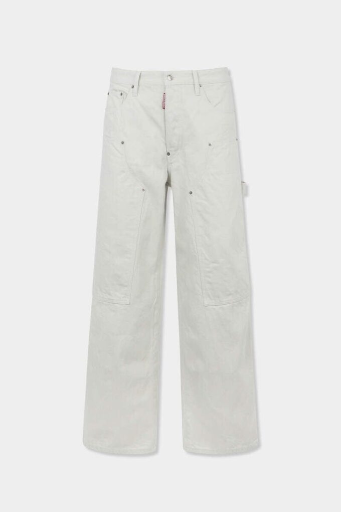 Vaqueros holgados de carpintero Off-White Bull Vaqueros holgados de carpintero Off-White Bull