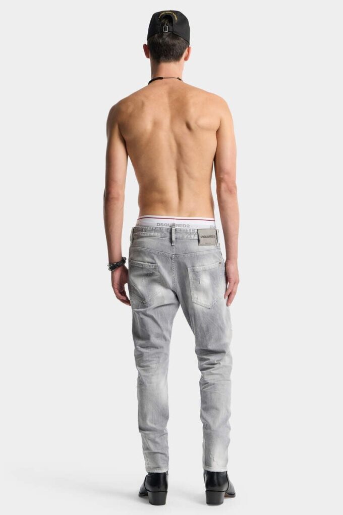Vaqueros Slim Twist con lavado gris cepillado Vaqueros Slim Twist con lavado gris cepillado