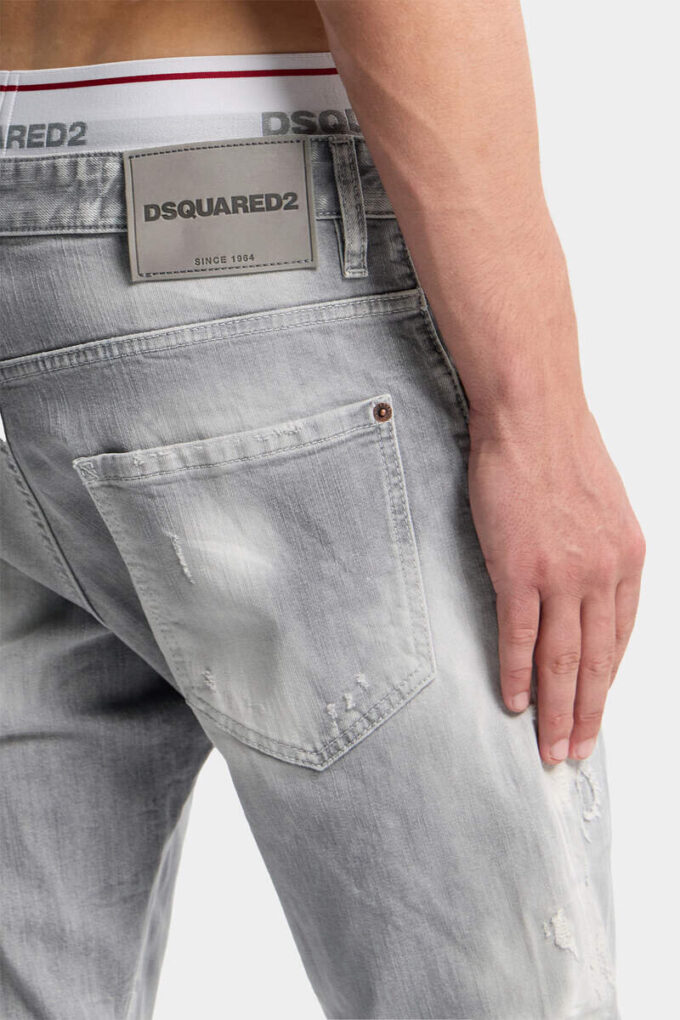 Vaqueros Slim Twist con lavado gris cepillado Vaqueros Slim Twist con lavado gris cepillado