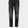 Vaqueros slim twist con lavado negro neblina