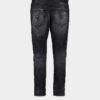 Vaqueros slim twist con lavado negro neblina