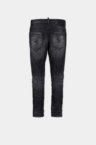 Vaqueros slim twist con lavado negro neblina