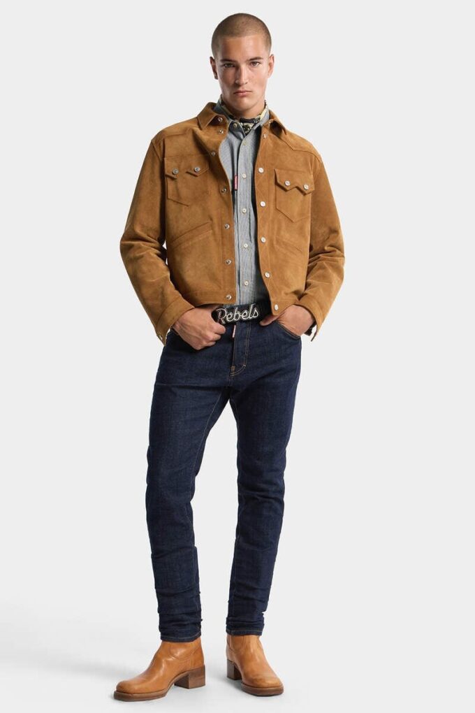Vaqueros Teddy con lavado oscuro Vaqueros Teddy con lavado oscuro