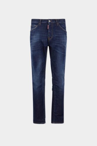 Vaqueros Teddy con lavado oscuro y limpio