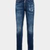 Vaqueros Teddy Mini Front con lavado oscuro ahumado Vaqueros Teddy Mini Front con lavado oscuro ahumado