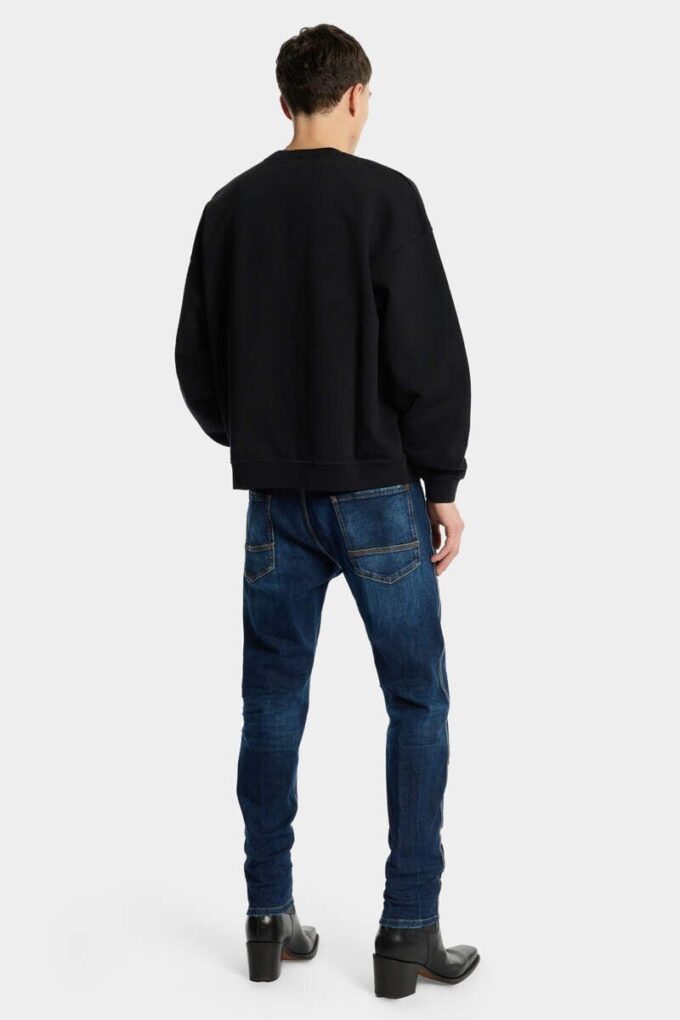 Vaqueros Teddy Mini Front con lavado oscuro ahumado Vaqueros Teddy Mini Front con lavado oscuro ahumado