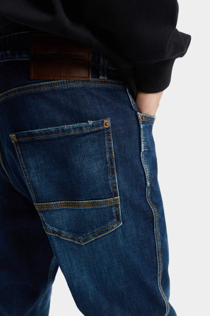 Vaqueros Teddy Mini Front con lavado oscuro ahumado Vaqueros Teddy Mini Front con lavado oscuro ahumado
