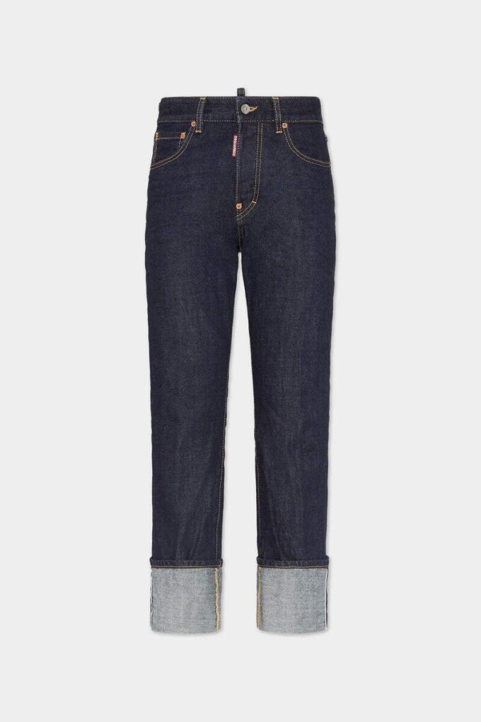 Vaqueros Tomboy con lavado denim auténtico Vaqueros Tomboy con lavado denim auténtico