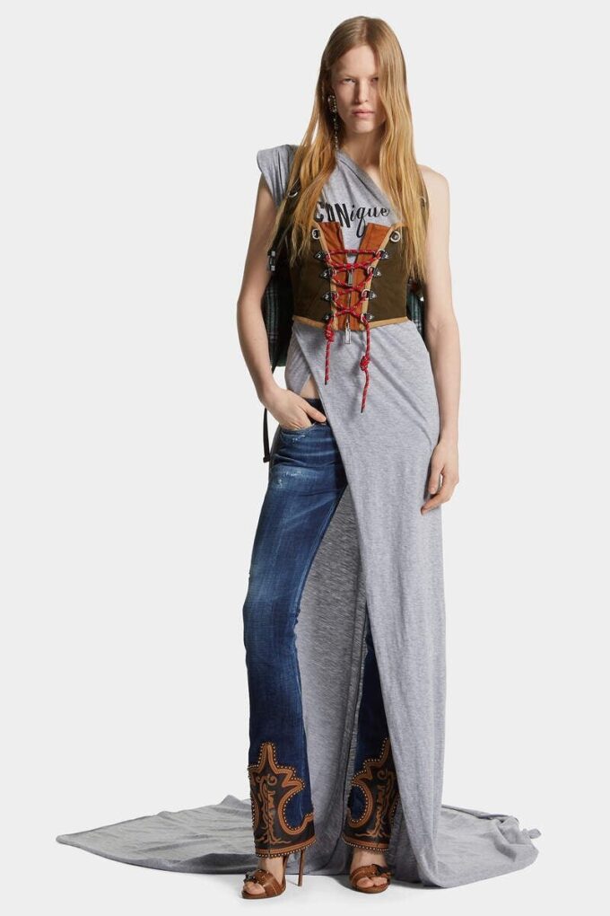 Vestido Iconique de un solo hombro