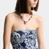 Vestido vaquero Rebel Hibiscus de lavado oscuro Vestido vaquero Rebel Hibiscus de lavado oscuro