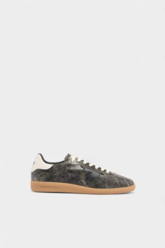 Zapatillas Dsquared2 Rebels de piel craquelada