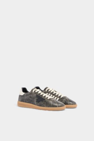 Zapatillas Dsquared2 Rebels de piel craquelada
