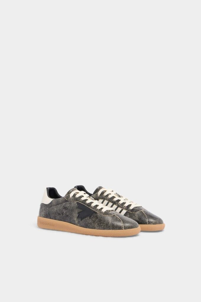 Zapatillas Dsquared2 Rebels de piel craquelada Zapatillas Dsquared2 Rebels de piel craquelada